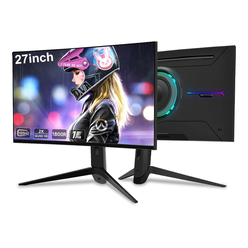 Curved Screen Monitors 24 32 34 Inch Ips Lcd Monitor 144hz 165 hz 4K 1080P 3440*1440P ultra Wide Desk Gaming Screen