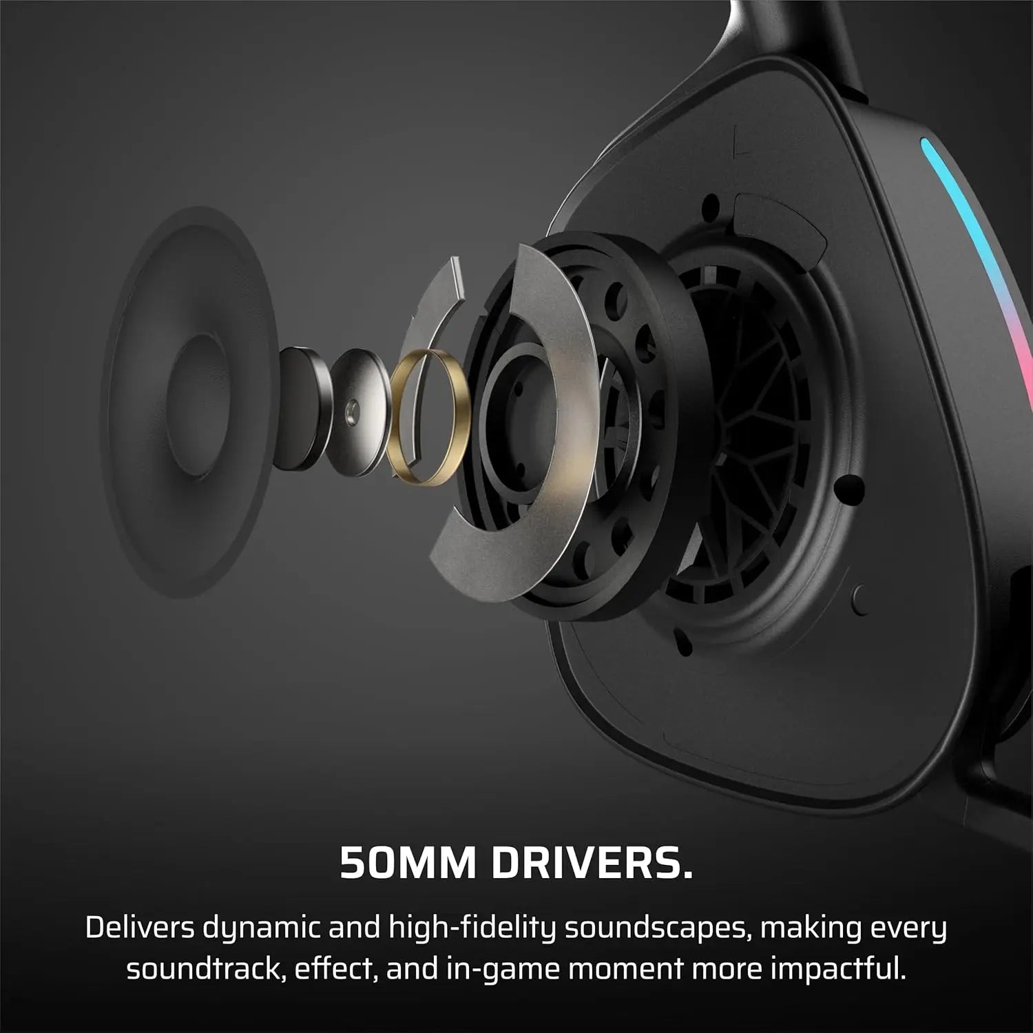 Wireless Gaming Headset: 70H Battery, Dolby Atmos, Dual Wireless for PC/PS5/PS4/Switch/Mobile