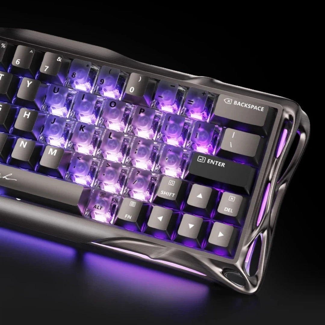 V60 Pro Magnetic Switch Keyboard Gaming Esports CNC 0.005mm 8000Hz Like Gasket 0.125ms Aluminum Gaming RGB Electroplated