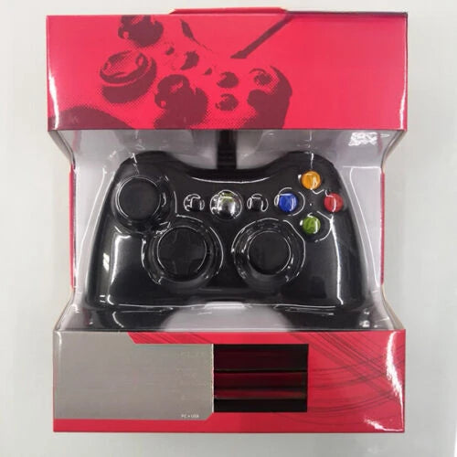 RT  For Microsoft Xbox360 Wired Gamepad fit Windows 10/8/7/XP PC Joystick Controller