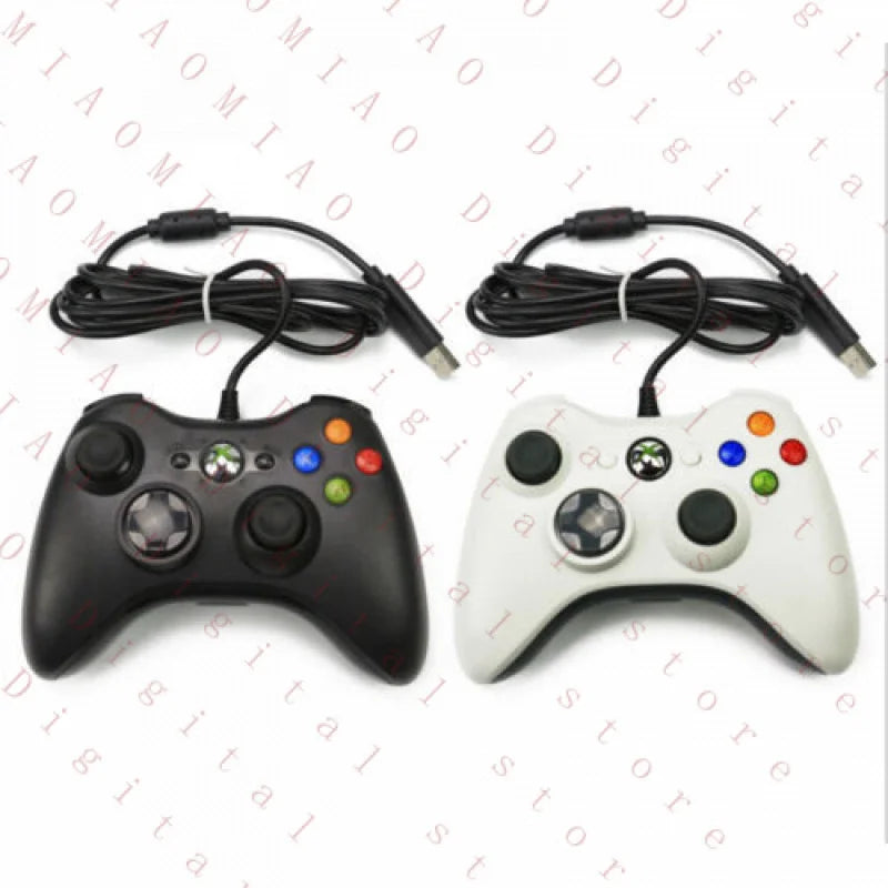 RT  For Microsoft Xbox360 Wired Gamepad fit Windows 10/8/7/XP PC Joystick Controller