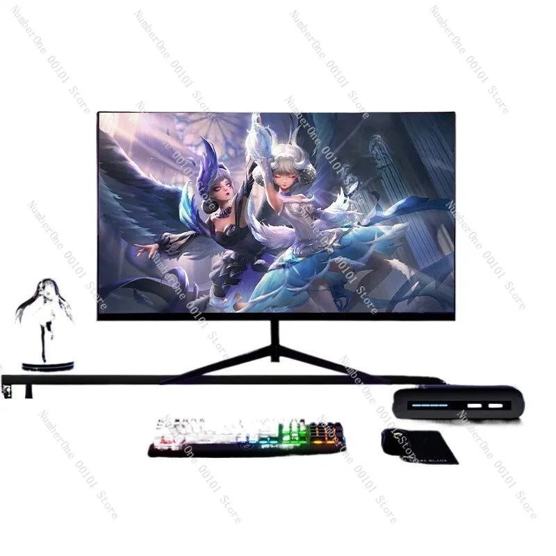 24-Inch 2K 144Hz Borderless Curved Monitor,Ultra HD Desktop and Laptop Display with Built-in Speakers,High Refresh Rate Gaming