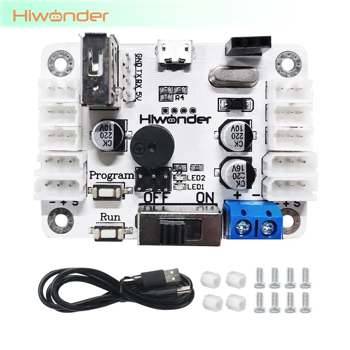 Hiwonder Universal Bus Servo Controller + Robot Gamepad for PS2 + USB Receiver for Robotic Arm/Robot