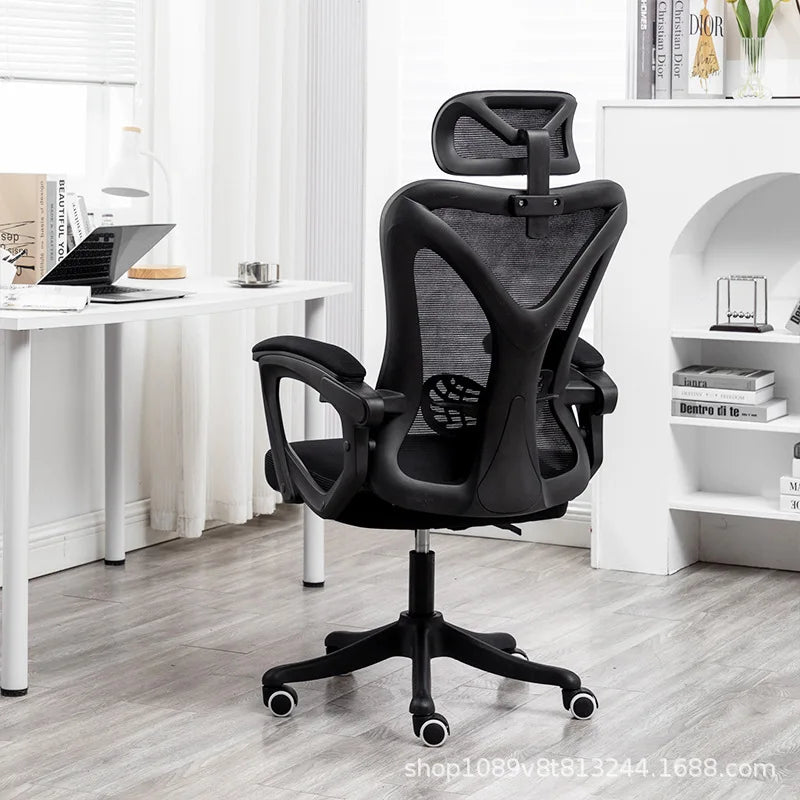 Ergonomic Computer Desk Chair for Home Long Hours Comfort Gaming Office Mesh Swivel Chair Dormitory Lounge Comfy Gaming Chair