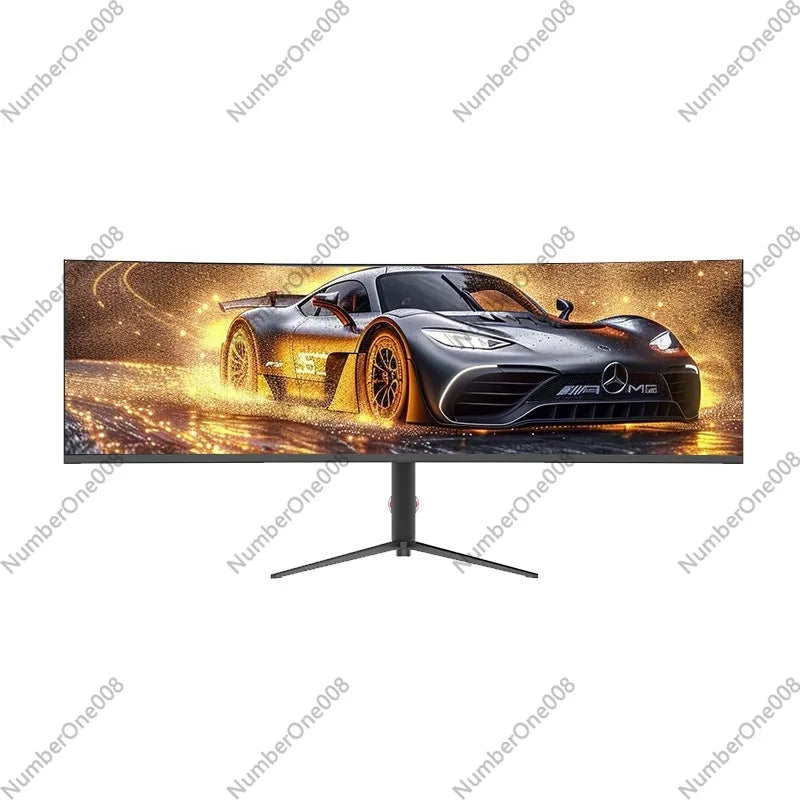 49 Inch Curved 3840*1080 4k Gaming Monitor with 165Hz Refresh 5k 5120*1440 RGB Ambient Lighting Lifting Base Gaming Monitor