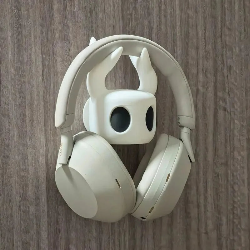 Hollow Knight 3D Printed Gaming Headset Stand & Controller Holder for PS5/Xbox/Switch, Multi-Function Gamepad Desk Display Rack