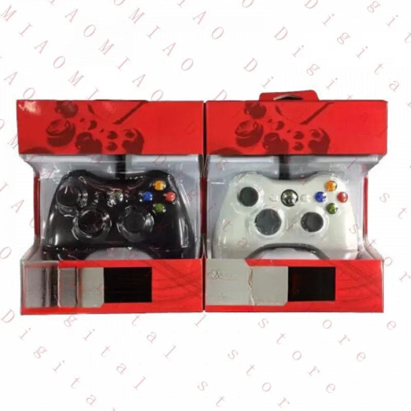 RT  For Microsoft Xbox360 Wired Gamepad fit Windows 10/8/7/XP PC Joystick Controller