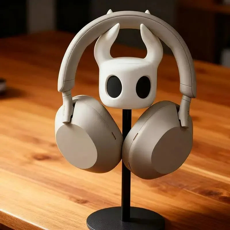 Hollow Knight 3D Printed Gaming Headset Stand & Controller Holder for PS5/Xbox/Switch, Multi-Function Gamepad Desk Display Rack