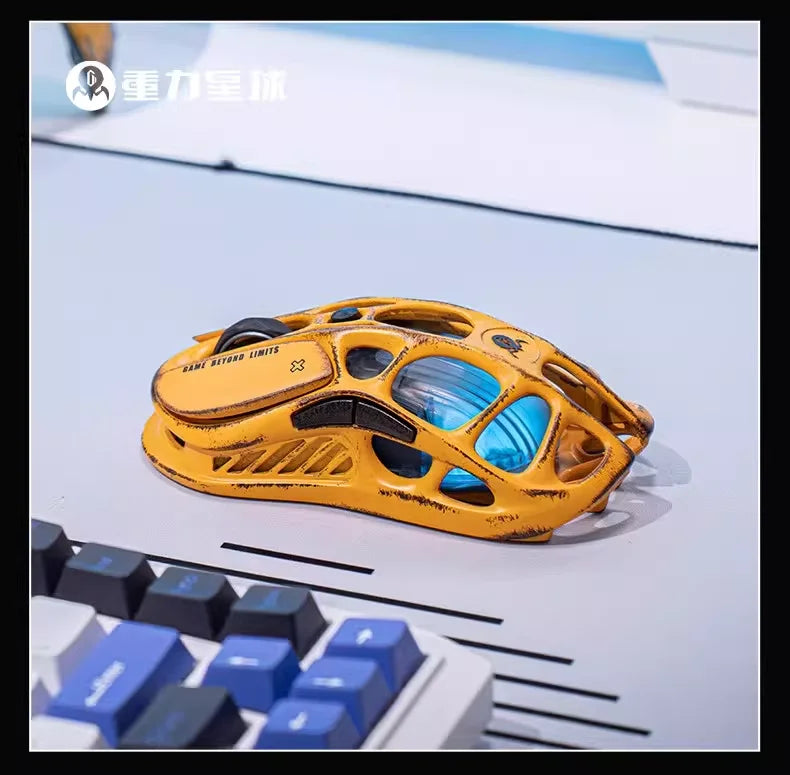 GravaStar M1 M2 Gaming Mouse Magnesium Alloy Hollow Design Custom Wired Wireless Tri-Mode Mice PC E-Sports Accessories Gifts