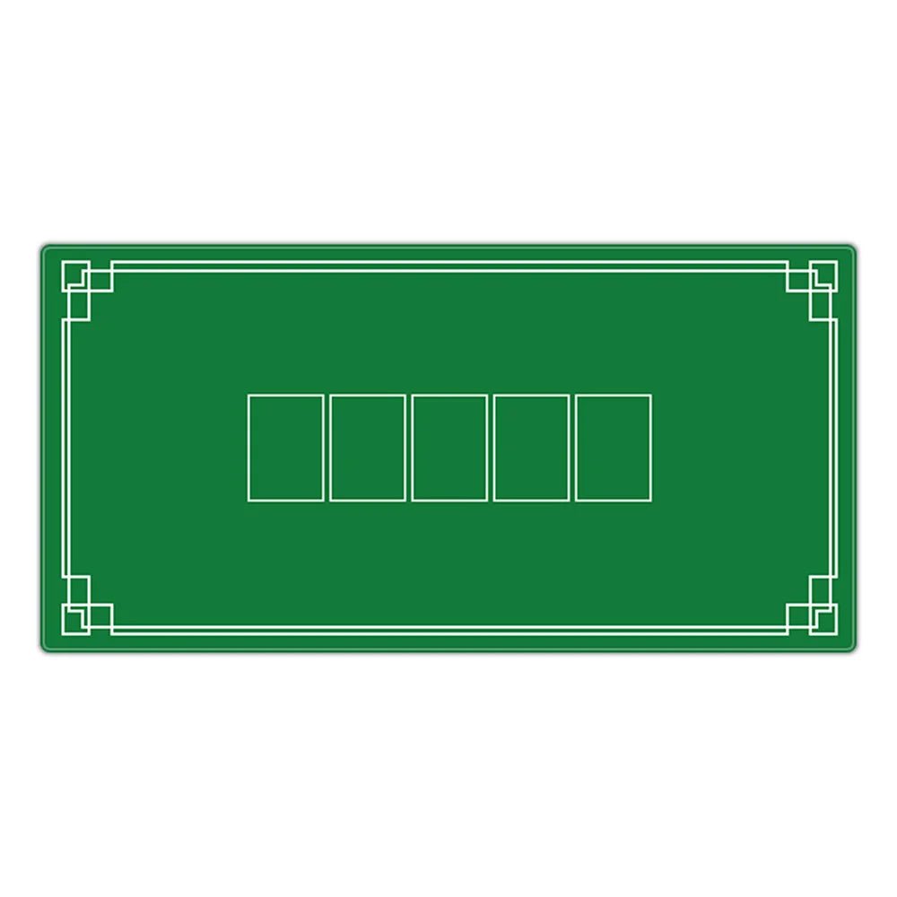 Thickened Rubber Tablecloth Poker Table Mat Texas Hold'em Poker Mat Anti-Slip Rubber Table Top Layout For Table Gaming Mat