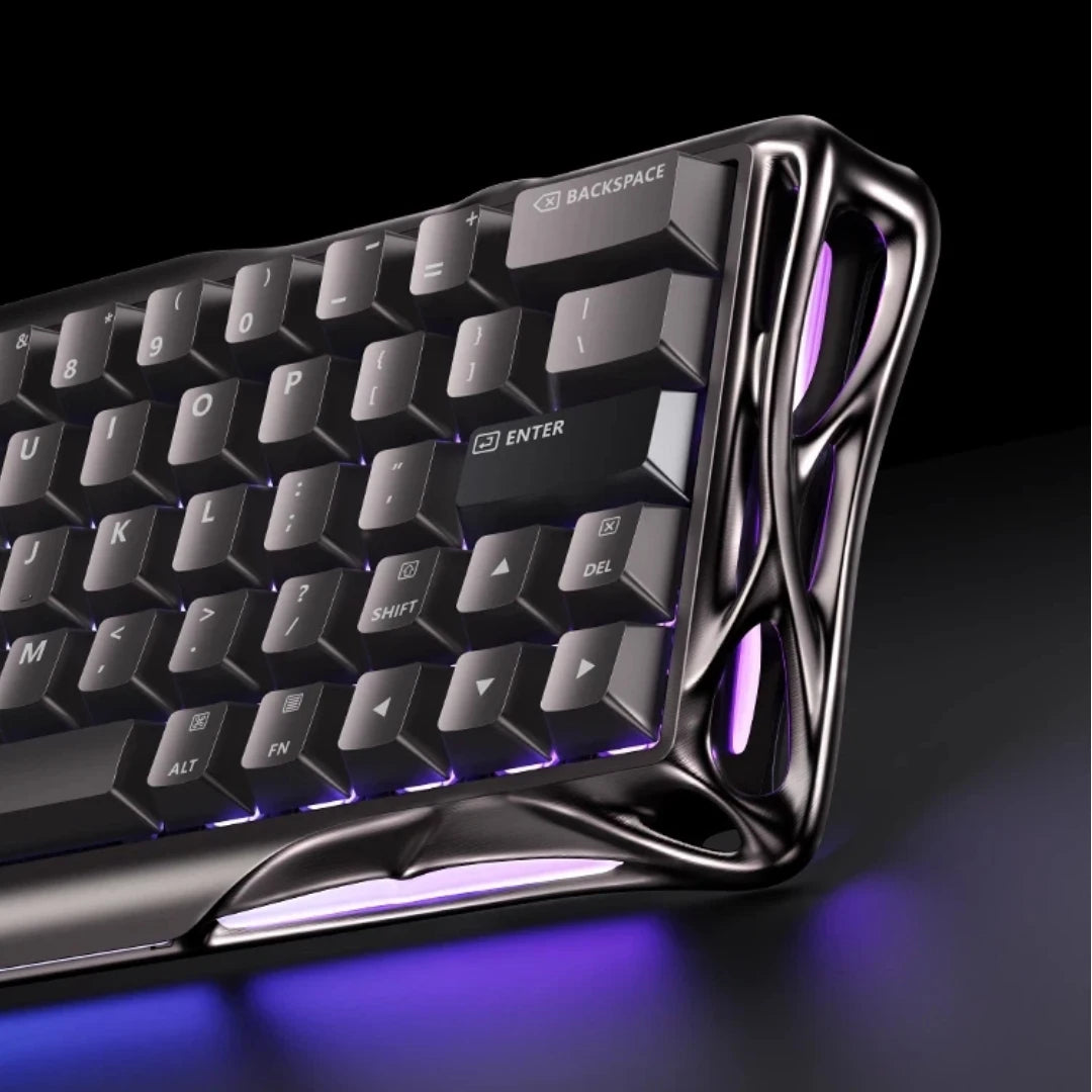 V60 Pro Magnetic Switch Keyboard Gaming Esports CNC 0.005mm 8000Hz Like Gasket 0.125ms Aluminum Gaming RGB Electroplated