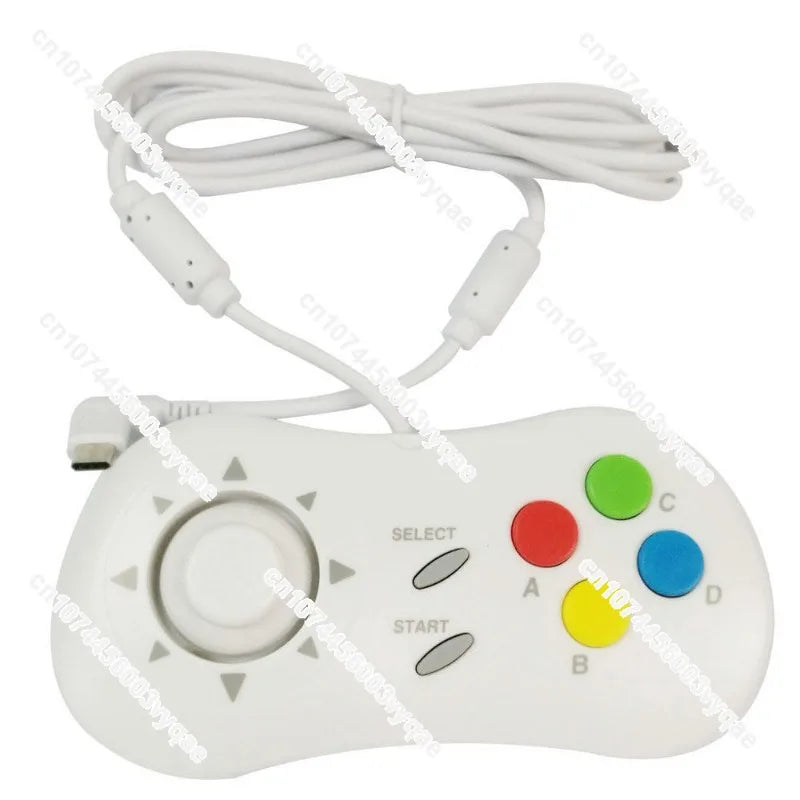 for  CD 15-pin with custom clicky thumbstick Modified By NK mini-PAD Arcade Game Acessory Neo Geo snk Controller Pad AES MVS