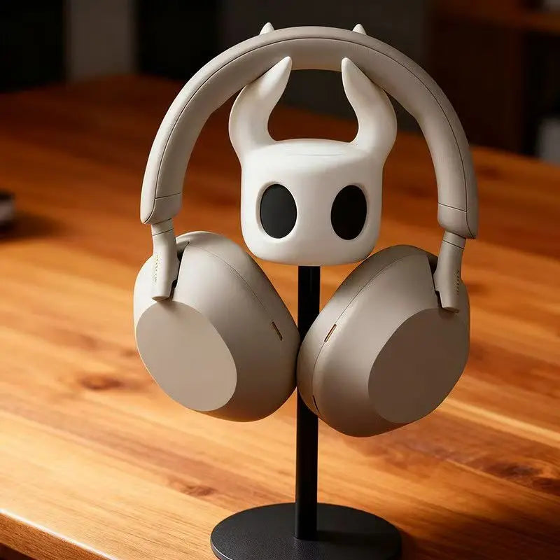Hollow Knight 3D Printed Gaming Headset Stand & Controller Holder for PS5/Xbox/Switch, Multi-Function Gamepad Desk Display Rack