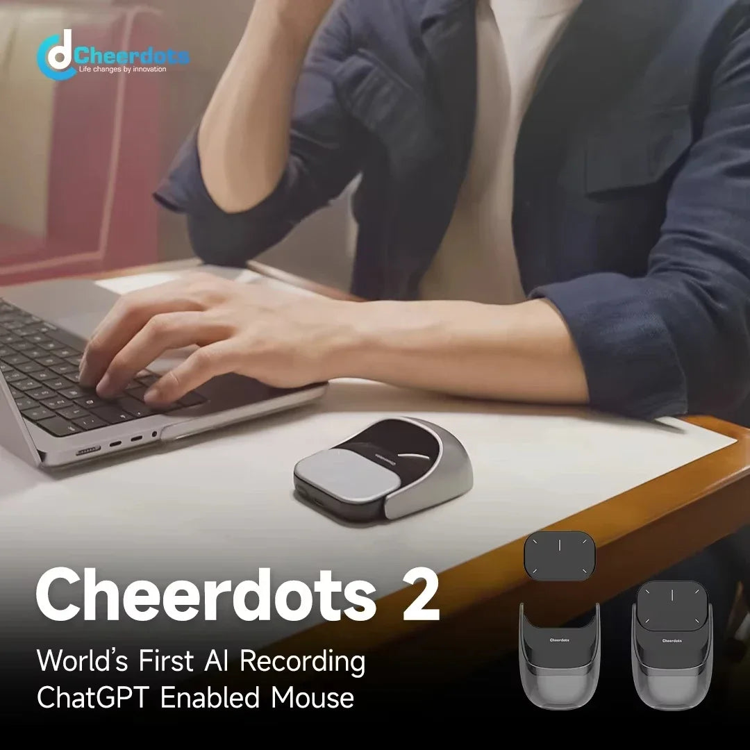 In stock New Cheerdots 2 Detachable Air Mouse Wireless Touchpad All-in-one Pocket Enabled Mouse Customized Gaming Mouse