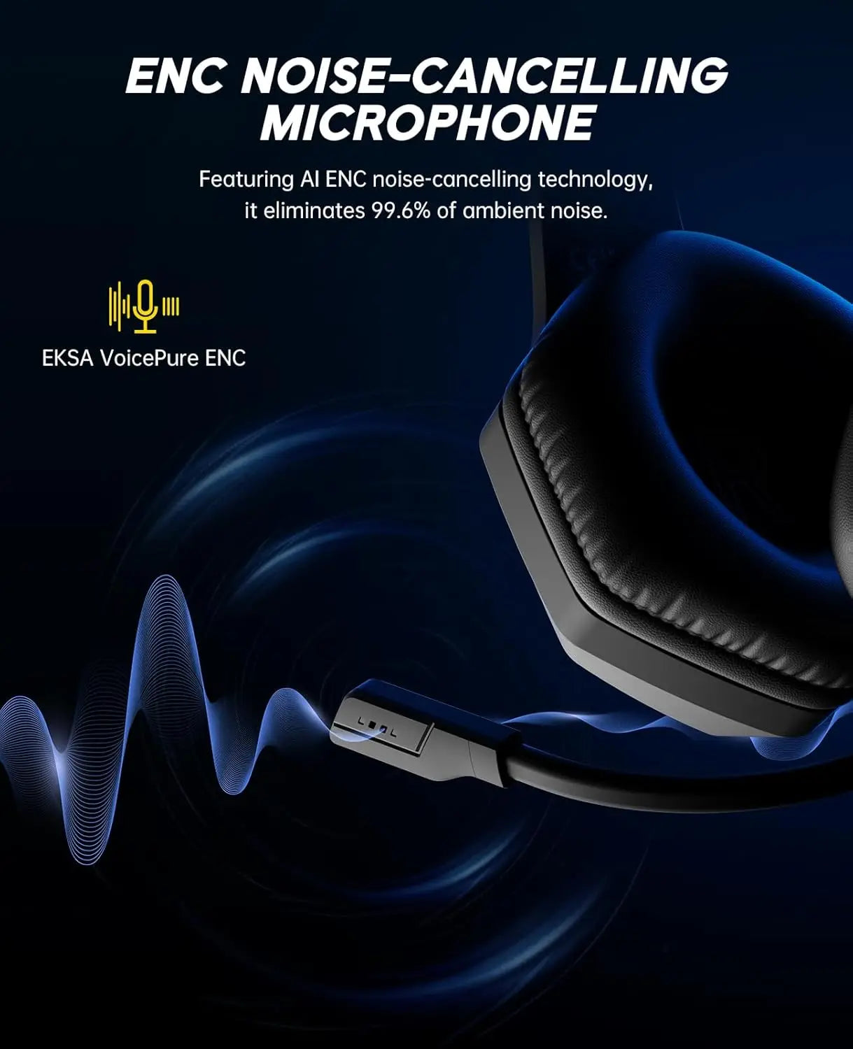 2.4GHz Wireless Gaming Headset for PS5, PS4, PC, Switch, Mobile, Mac: Bluetooth, ENC Mic, RGB, 20ms Latency, 120H Battery, 7.1 Surround Sound, 3.5mm Cable Black Silver