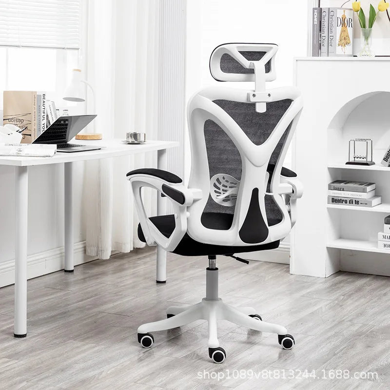 Ergonomic Computer Desk Chair for Home Long Hours Comfort Gaming Office Mesh Swivel Chair Dormitory Lounge Comfy Gaming Chair