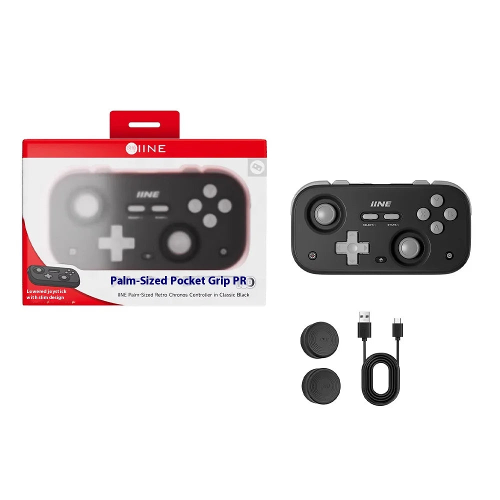 IINE Pocket Mini Controller Palm-Sized Gamepads 1000hz Hall Joystick Short Video Remote Control Suitable for NS2 Android