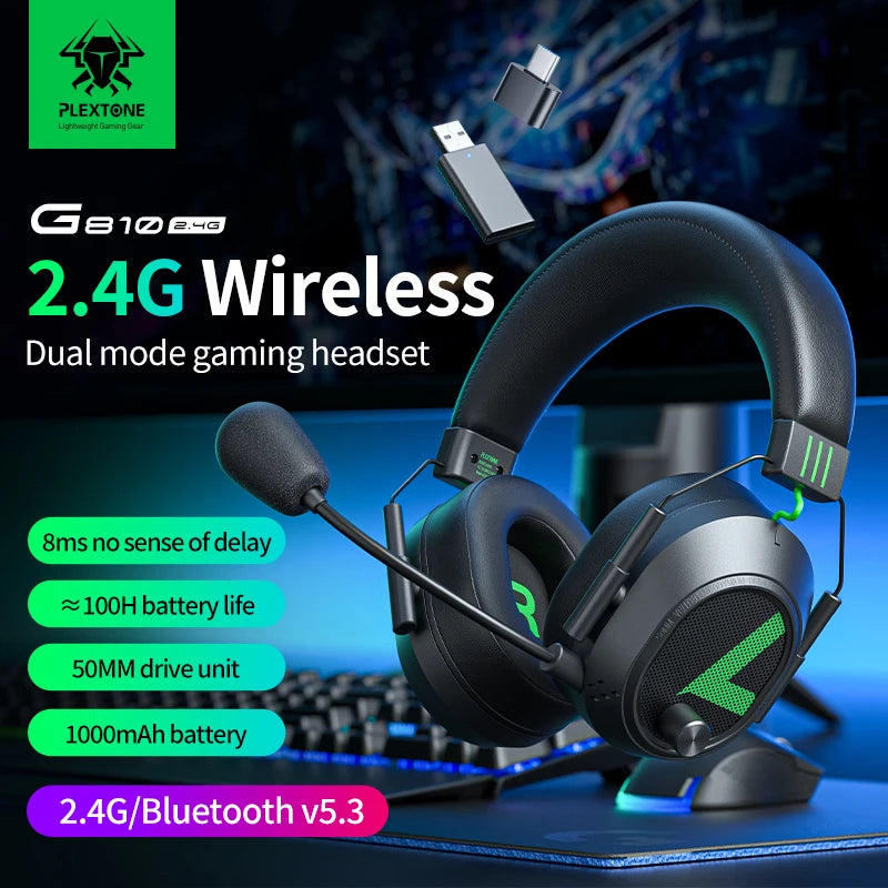 PLEXTONE G810 Hot Sale Computer Gamer Headphone With Microphone Wired Astro Gaming Headset Support  for Mobile Phone and PC PAD