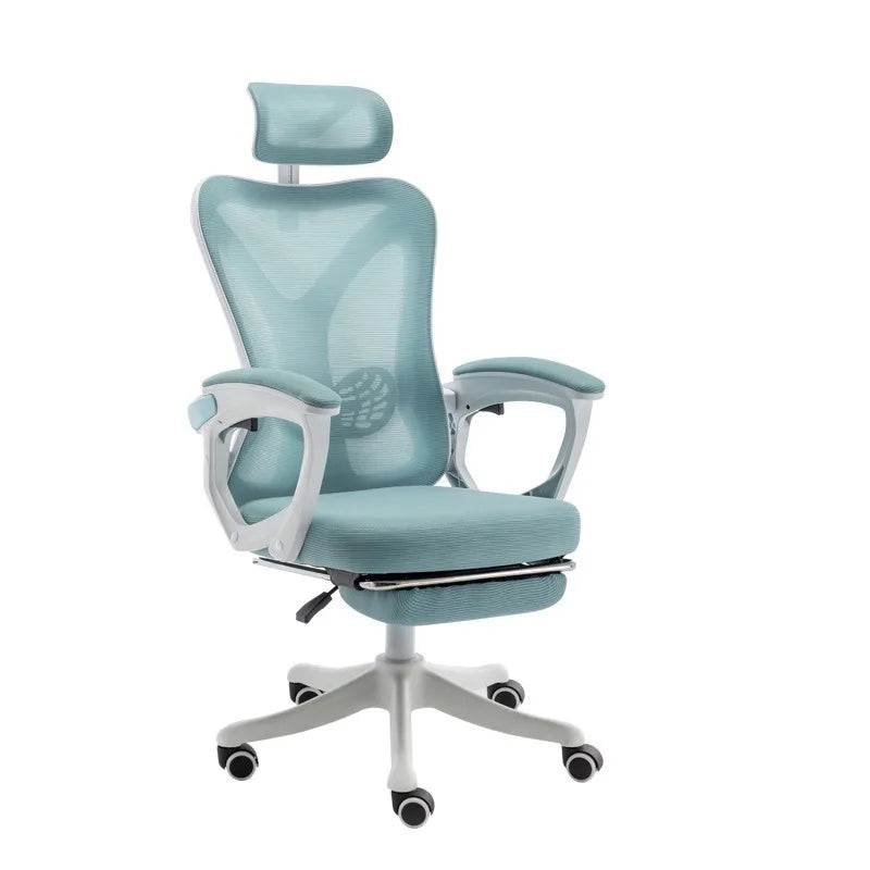 Ergonomic Computer Desk Chair for Home Long Hours Comfort Gaming Office Mesh Swivel Chair Dormitory Lounge Comfy Gaming Chair