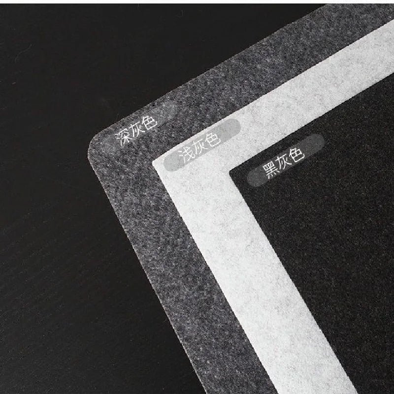 80cm X 40cm Dark gray Large Gaming Mouse Pad Computer Desk Mat Table Keyboard Wool Felt Laptop Desk Non-slip Deskpad Mousepad