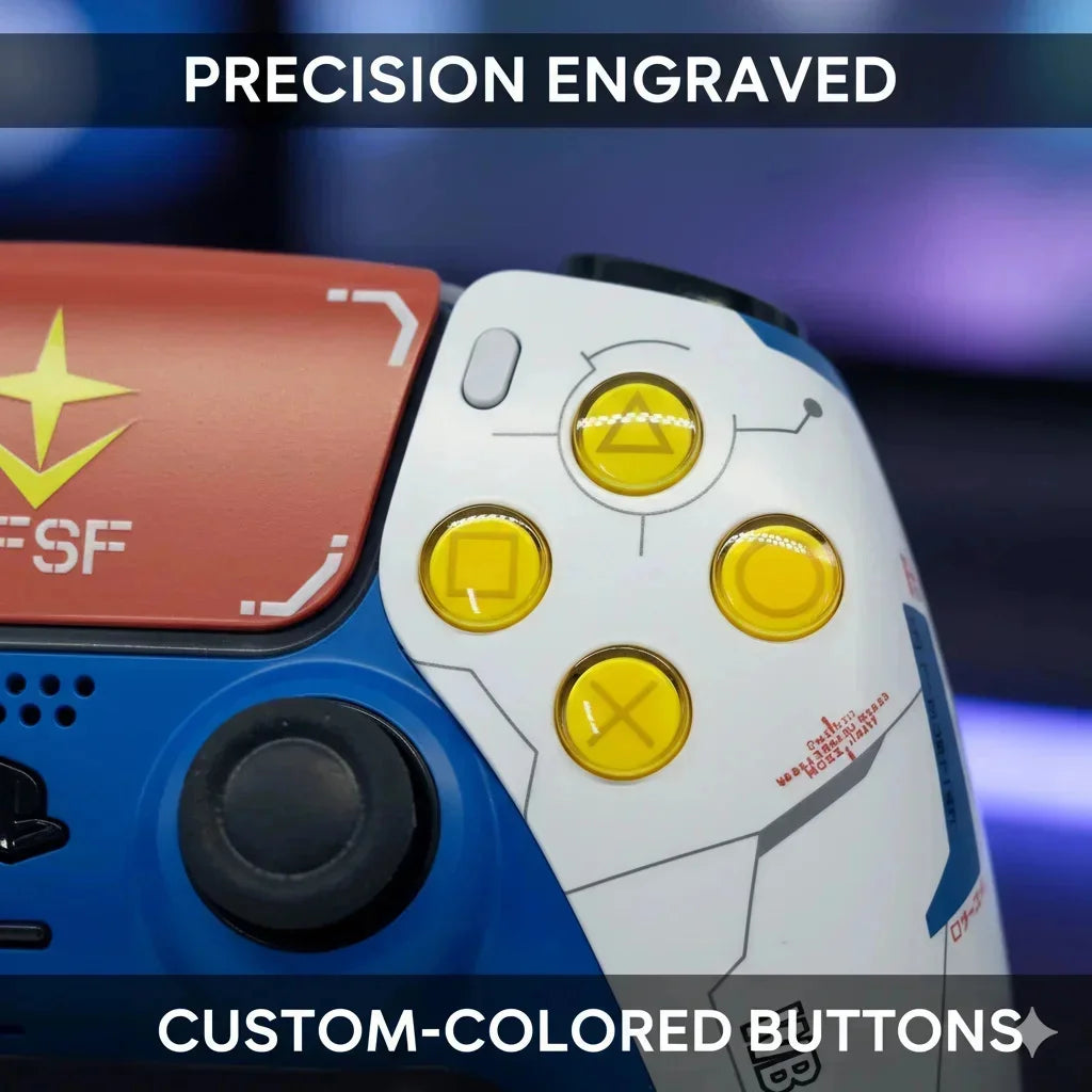 PS5 Controller Shell Replacement Mecha Theme DualSense Custom Housing Gamepad Cover Protective Case DIY Upgrade Gaming Kit