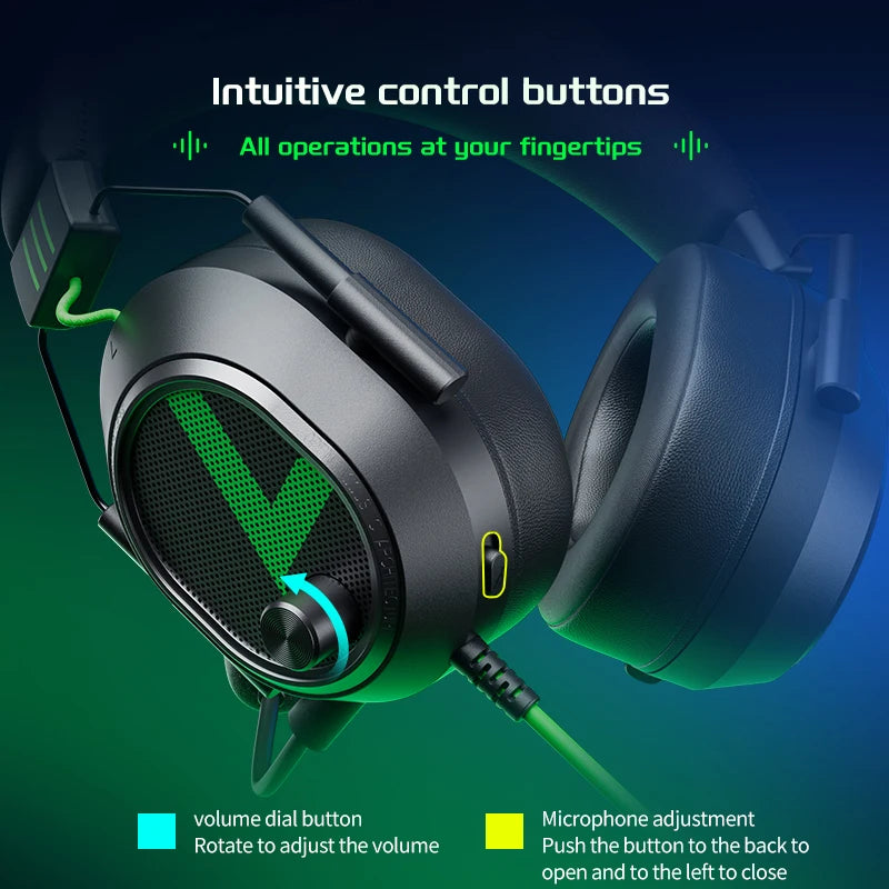 PLEXTONE G810 Hot Sale Computer Gamer Headphone With Microphone Wired Astro Gaming Headset Support  for Mobile Phone and PC PAD