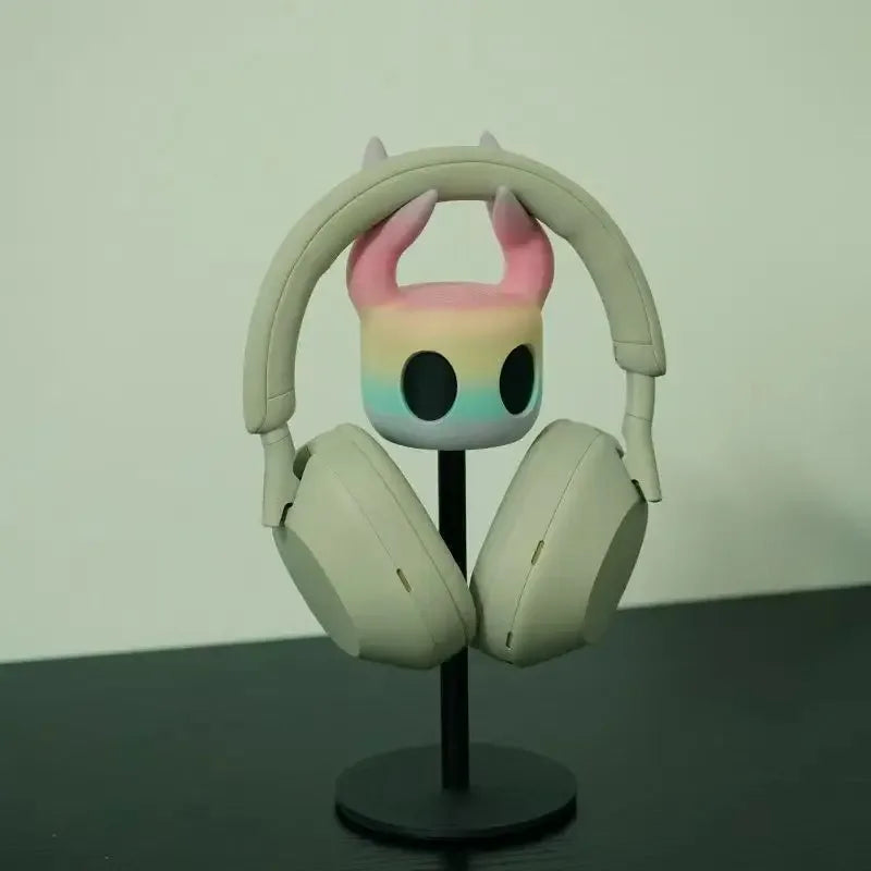 Hollow Knight 3D Printed Gaming Headset Stand & Controller Holder for PS5/Xbox/Switch, Multi-Function Gamepad Desk Display Rack