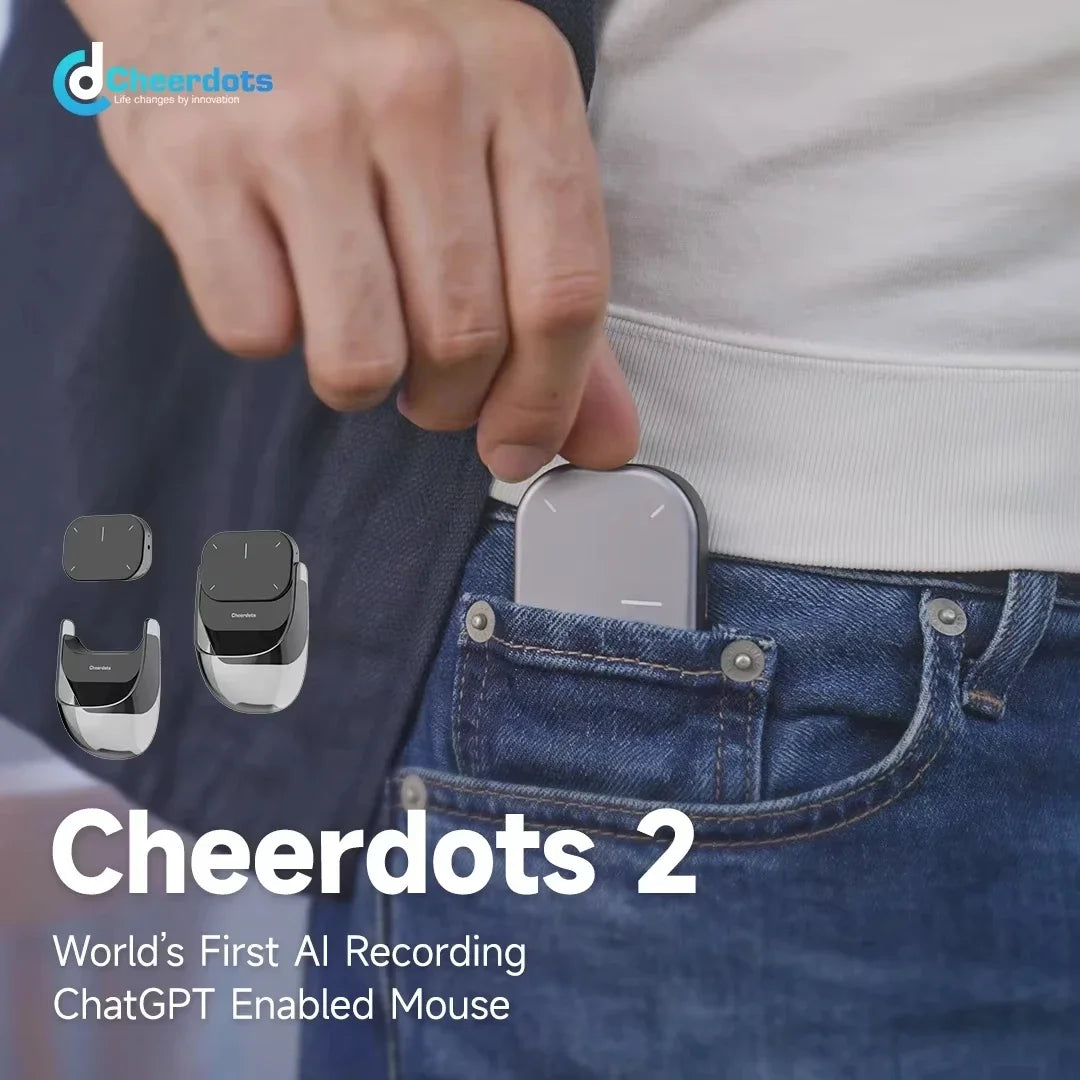 In stock New Cheerdots 2 Detachable Air Mouse Wireless Touchpad All-in-one Pocket Enabled Mouse Customized Gaming Mouse