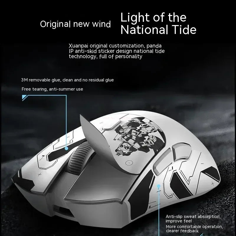 Metaphyuni panda P1 Wireless Mouse Paw3395L ow Latency Lightweight E-Sports Gaming Mouse Ergonomics Pc Gamer Gift