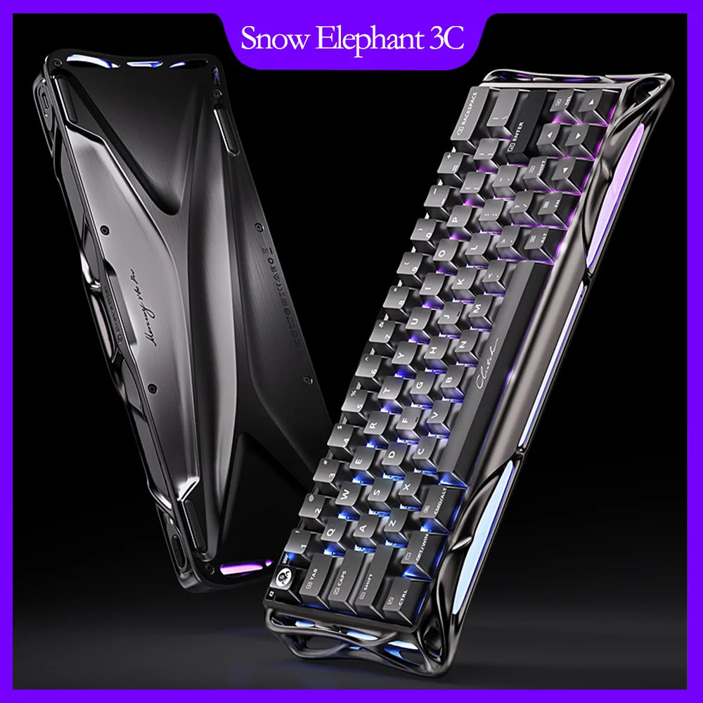 V60 Pro Magnetic Switch Keyboard Gaming Esports CNC 0.005mm 8000Hz Like Gasket 0.125ms Aluminum Gaming RGB Electroplated