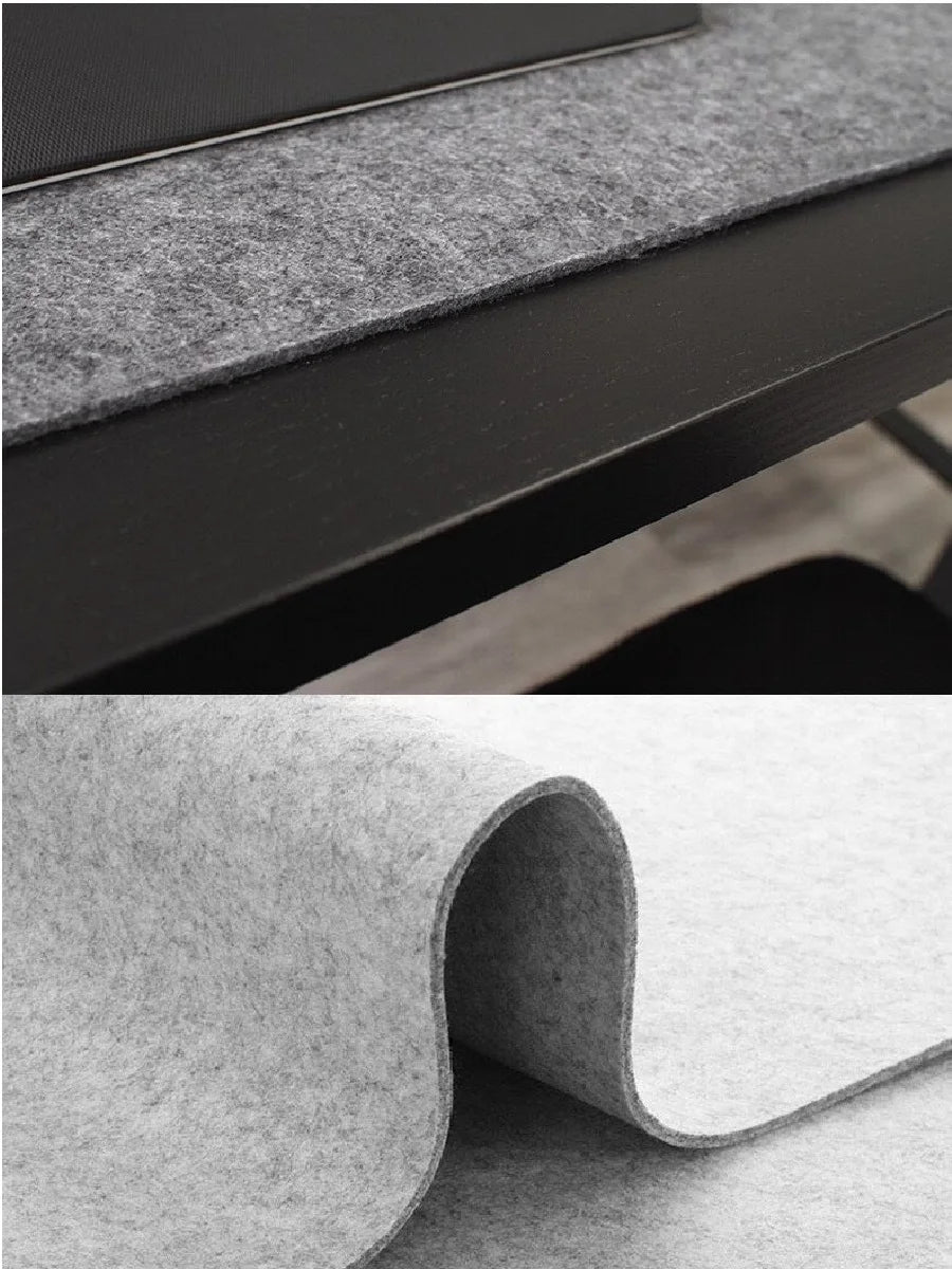 80cm X 40cm Dark gray Large Gaming Mouse Pad Computer Desk Mat Table Keyboard Wool Felt Laptop Desk Non-slip Deskpad Mousepad